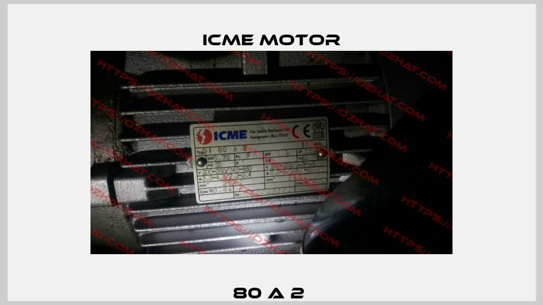 80 A 2  Icme Motor
