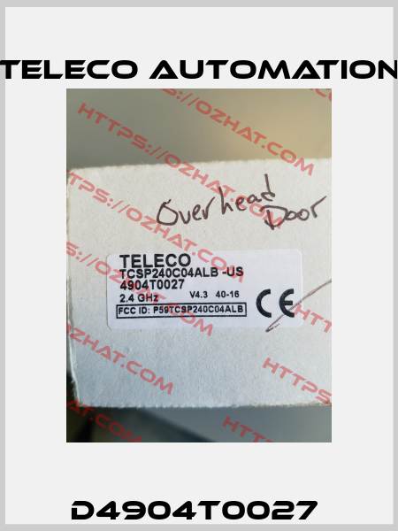 D4904T0027  TELECO Automation