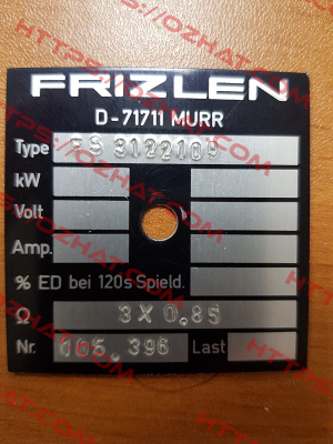 FS3122109-3X0.85  Frizlen