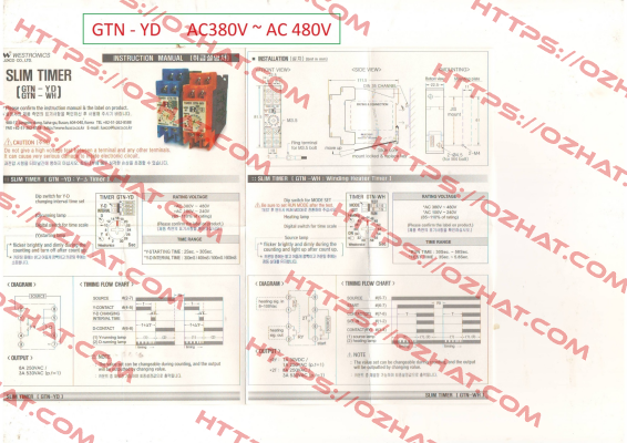 GTN-YD, AC 380V ~ 480V  Luxco (formerly Westronics)
