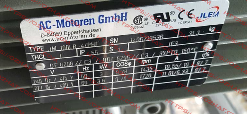 FCA 100 LB-4/ PHE AC Motoren