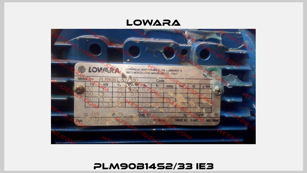 PLM90B14S2/33 IE3 Lowara