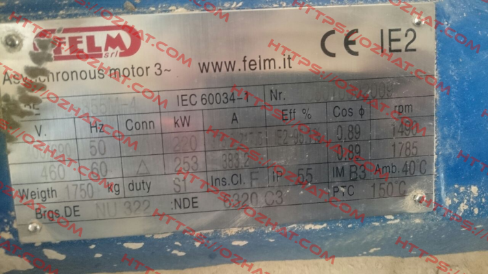 F2 355M-4 Felm