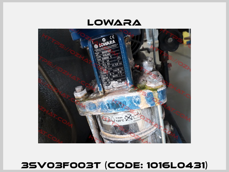 3SV03F003T (Code: 1016L0431) Lowara