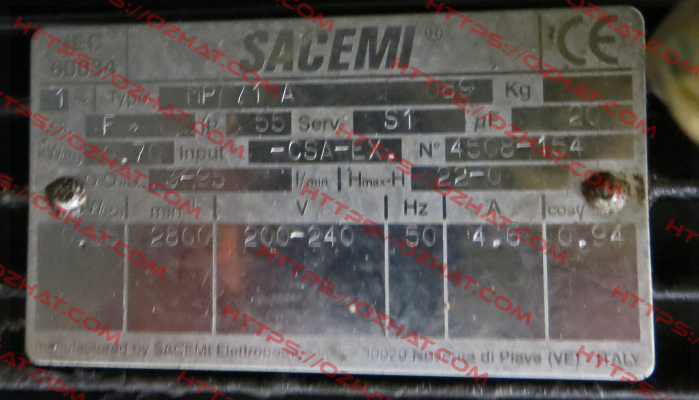 MP 71A № 4508-154  Sacemi