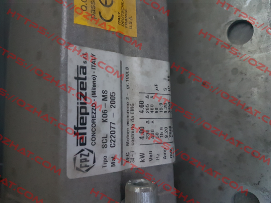 SCL K06-MS Mat. C22077-2005 Fpz