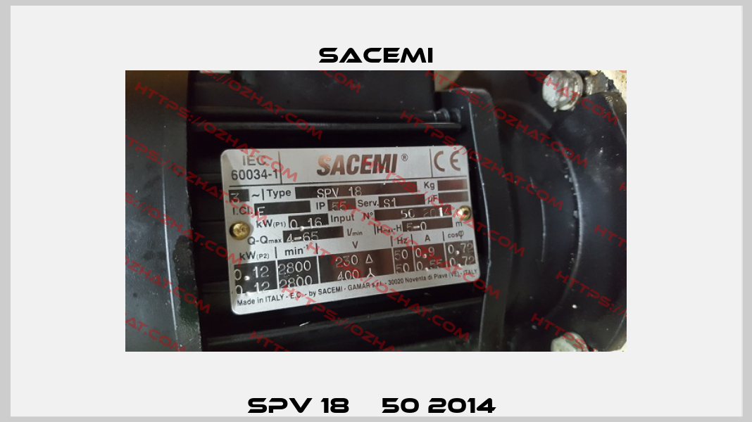 SPV 18 № 50 2014  Sacemi