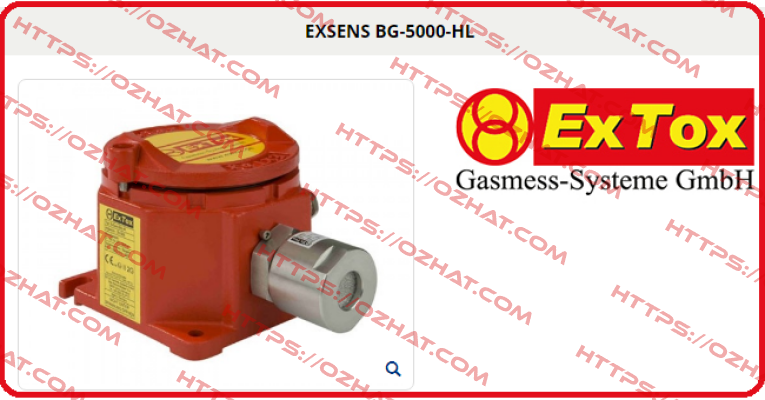EXSENS BG-5000-HL  ExTox Gasmess-Systeme