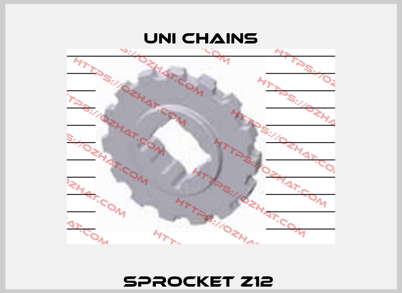 Sprocket z12  Uni Chains