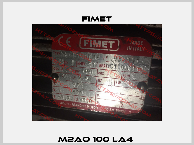 M2AO 100 la4  Fimet
