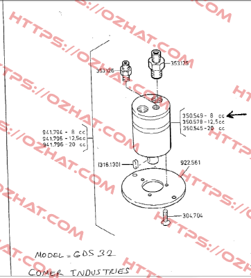 GDS32C1F20  Comer Industries