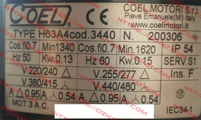 Code 3440   Coel