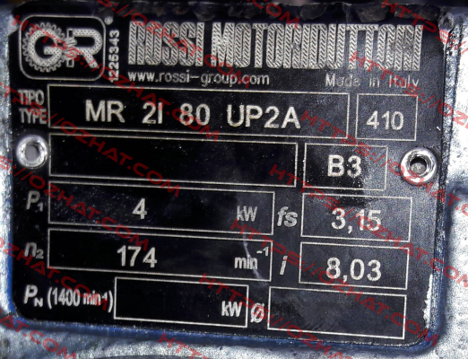 MR 2I 80 UP2A - 28x250 - 8,03 Rossi