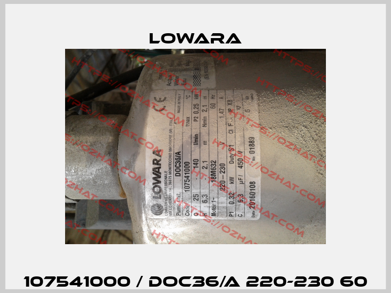 107541000 / DOC36/A 220-230 60 Lowara