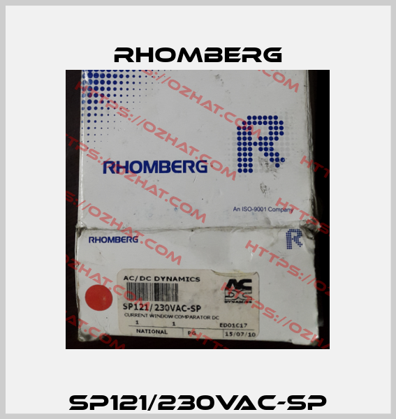 SP121/230VAC-SP Rhomberg