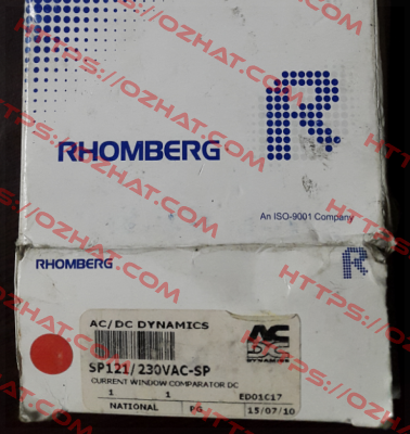 SP121/230VAC-SP Rhomberg