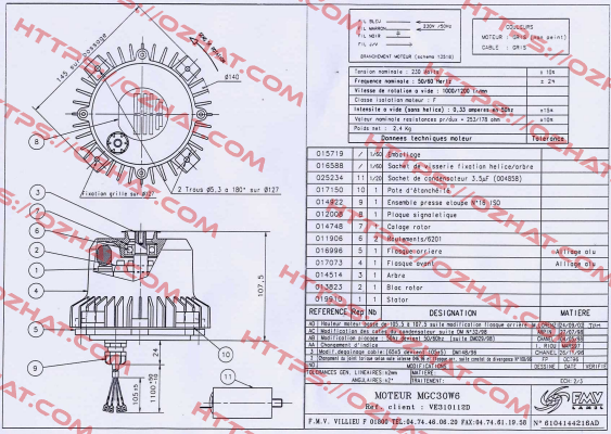  MG030W06  FMV-Lamel (now Ziehl Abegg)