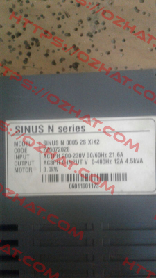 SINUS N 0005 2S XIK2 Santerno