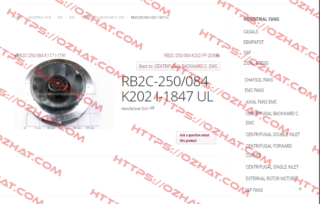 RB2C-250/084 K202 I-1847 Emc