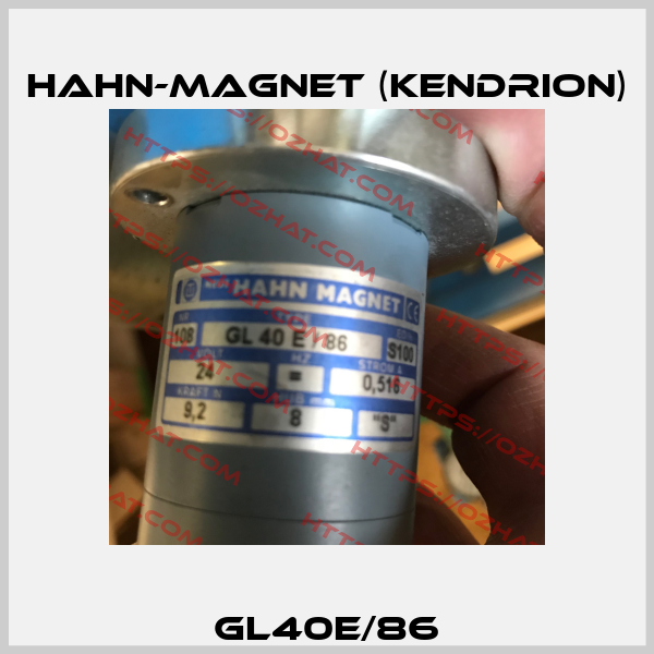 GL40E/86 HAHN-MAGNET (Kendrion)