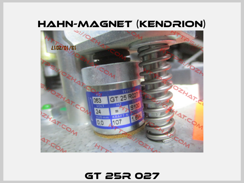 GT 25R 027 HAHN-MAGNET (Kendrion)