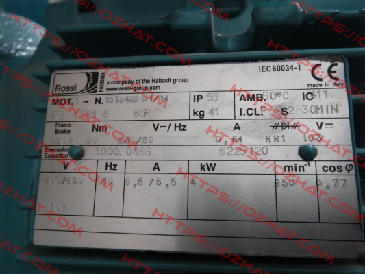HFZ 132M 6 B5R OEM for GE-Salzbergen  Rossi