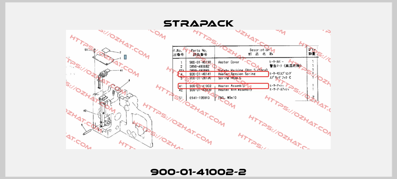 900-01-41002-2 Strapack
