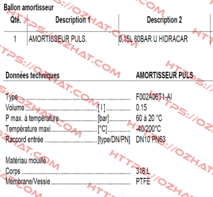 F002A06T1-AI  Hidracar