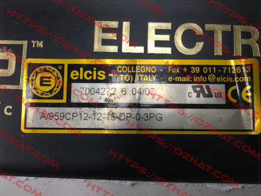 A/959CP12-12-15-DP-0-3PG   Elcis