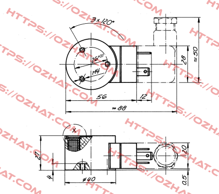 GTA040.524001 24V DC  HAHN-MAGNET (Kendrion)