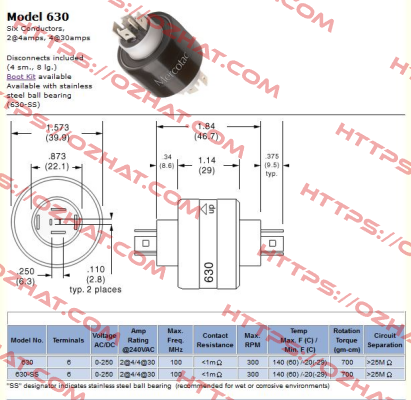 Model 630 Mercotac