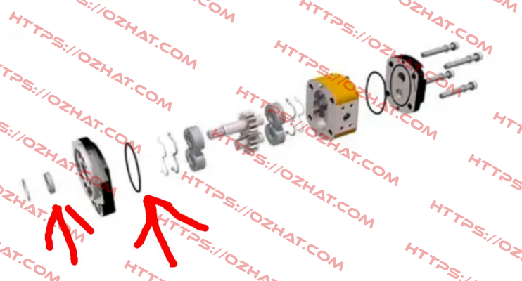 Shaft seal for 90763661 / M3AAN3040 HL20A02  HPI