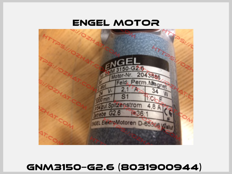 GNM3150−G2.6 (8031900944)  Engel Motor