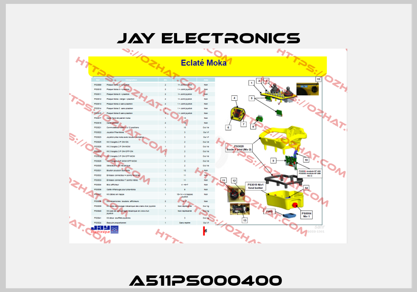 A511PS000400  JAY ELECTRONICS
