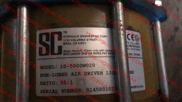 10-5000W020 SC Hydraulic