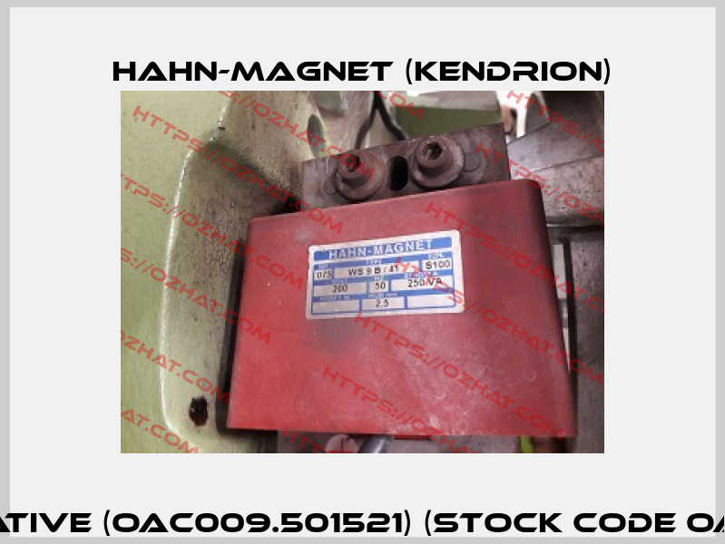 WS 9B/41 obsolete,alternative (OAC009.501521) (stock code OAC0090291)brand Kendrion  HAHN-MAGNET (Kendrion)
