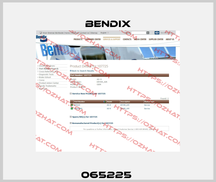 065225  Bendix