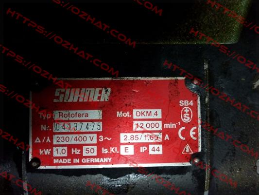 F D10 USP 400V 50HZ   Suhner