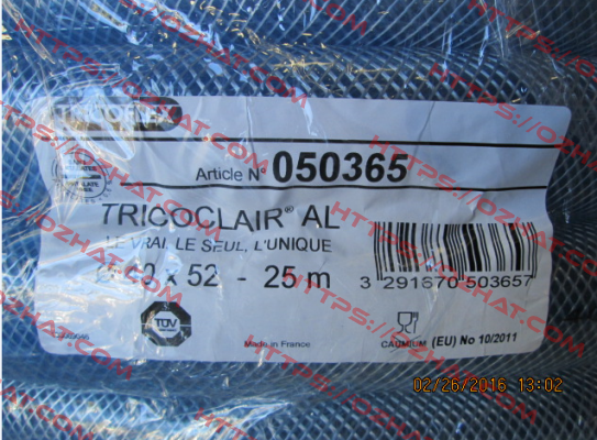TRICOCLAIR-AL (1 Pack=25m) Tricoflex