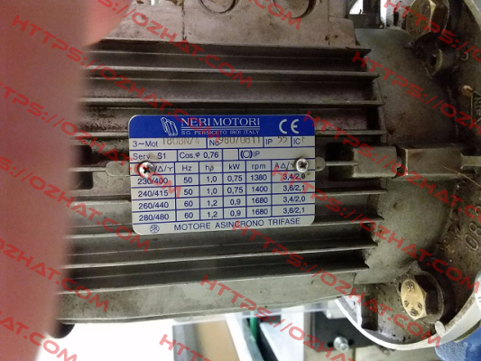 Cooling fan for T80BN/4  Neri Motori