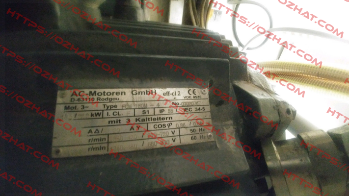 07020767 obsolete, replaced by FCM 180 M 4/PHE  AC Motoren