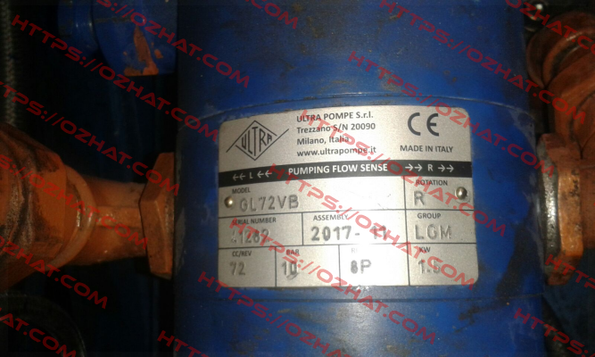 PGLG--72VVVB---GG--M8112M Ultra Pompe