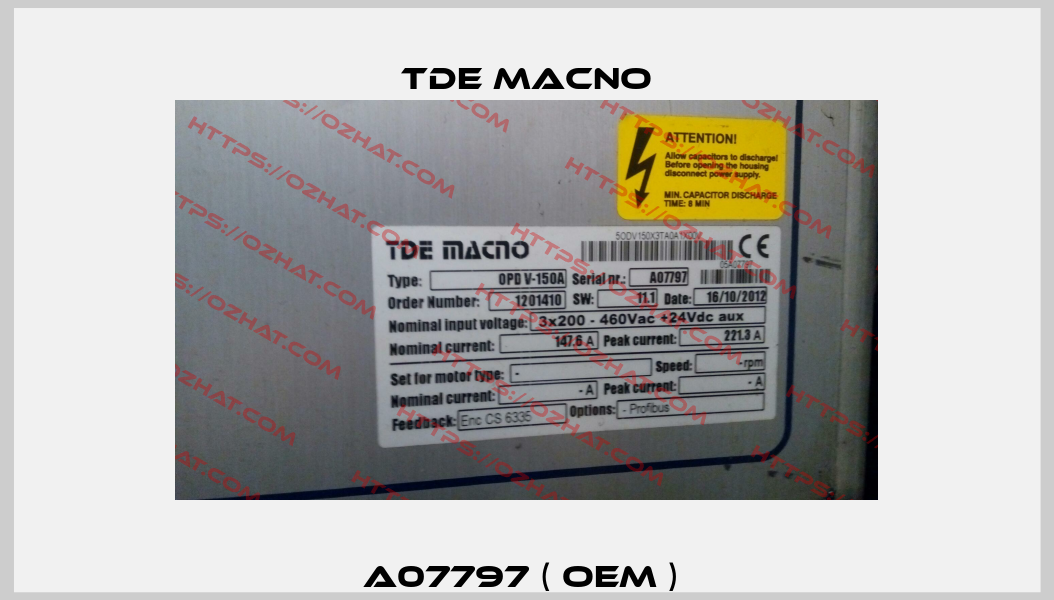 A07797 ( OEM )  TDE MACNO