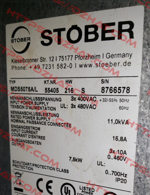 MDS5075A Stober