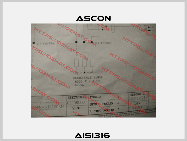 AISI316  Ascon