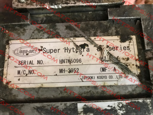 HN7K5096 OEM  JTEKT FLUID POWER SYSTEMS CORPORATION (ex. Toyooki)