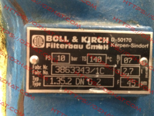 seal kit for 3863343/1C (3090055 + 3042329)  Boll Kirch