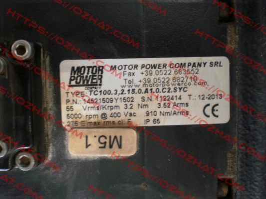 P.N. 14521509Y1502 OEM  Motor Power