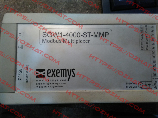 SGW1-4000-ST-MMP OLD, REPLACED BY SGW1-4B0-00-IA3-MMP  EXEMYS
