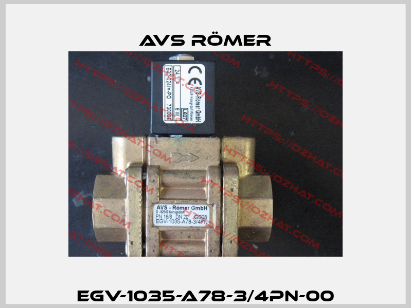 EGV-1035-A78-3/4PN-00 Avs Römer